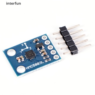 Interfun GY-273 HMC5883L โมดูลเซนเซอร์ เข็มทิศสามแกน สําหรับ Arduino 3V-5V