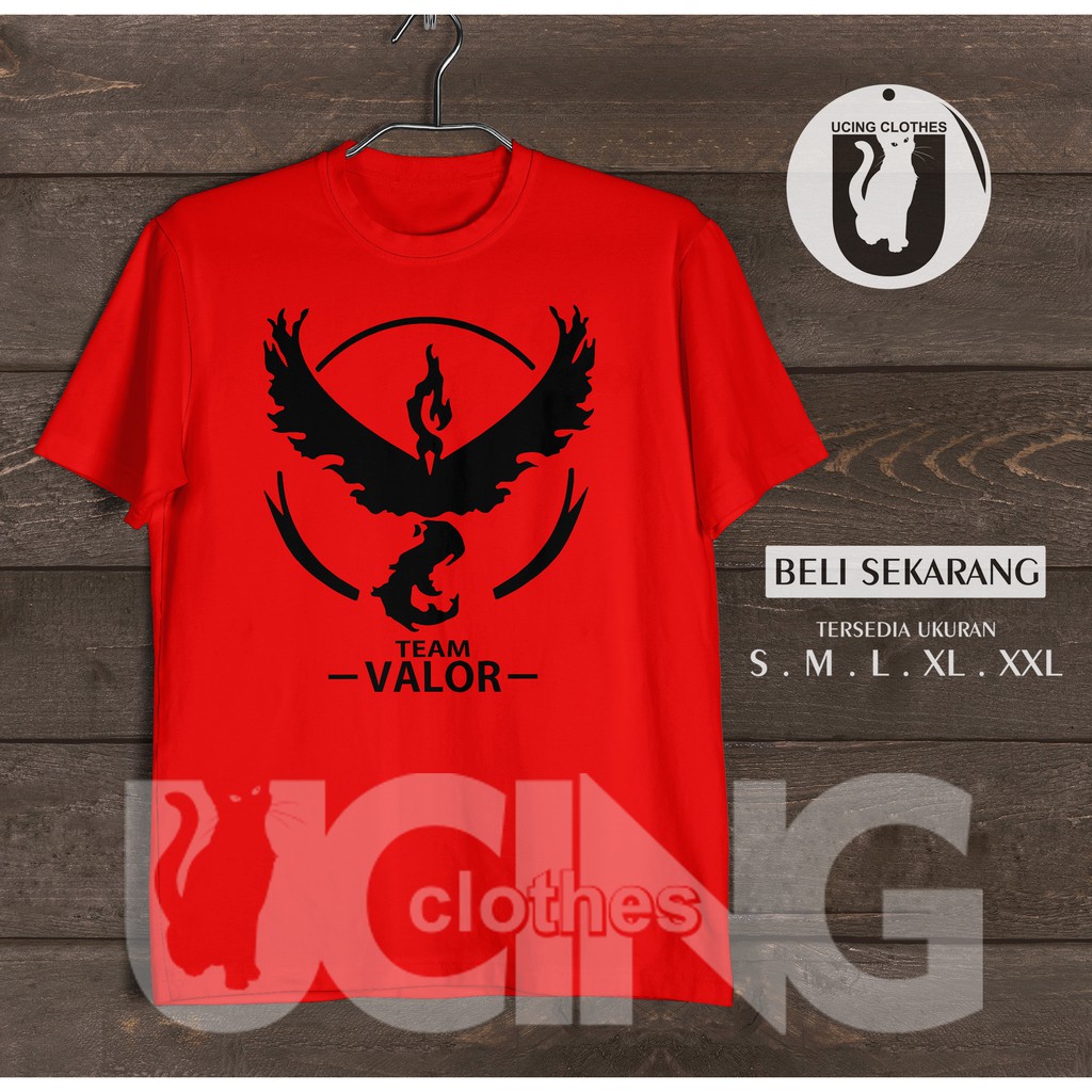 Team Valor Anime T-Shirt Distro T-Shirt