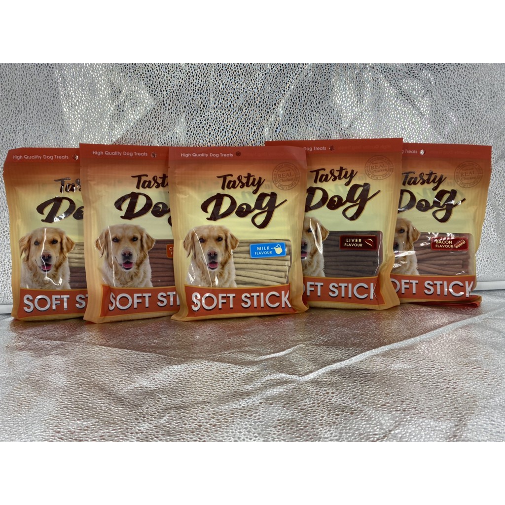 ขนมสุนัขแท่งนิ่ม  Pet8 Tasty Dog soft stick 450g.