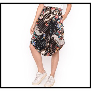 Mosiru กางเกงผ้าฝ้ายยืดสําหรับสตรี Culottes 30100094