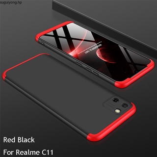 Realme C11 Hard Combo Dual Armor Full Protection Hybrid 360 case เคสโทรศัพท์