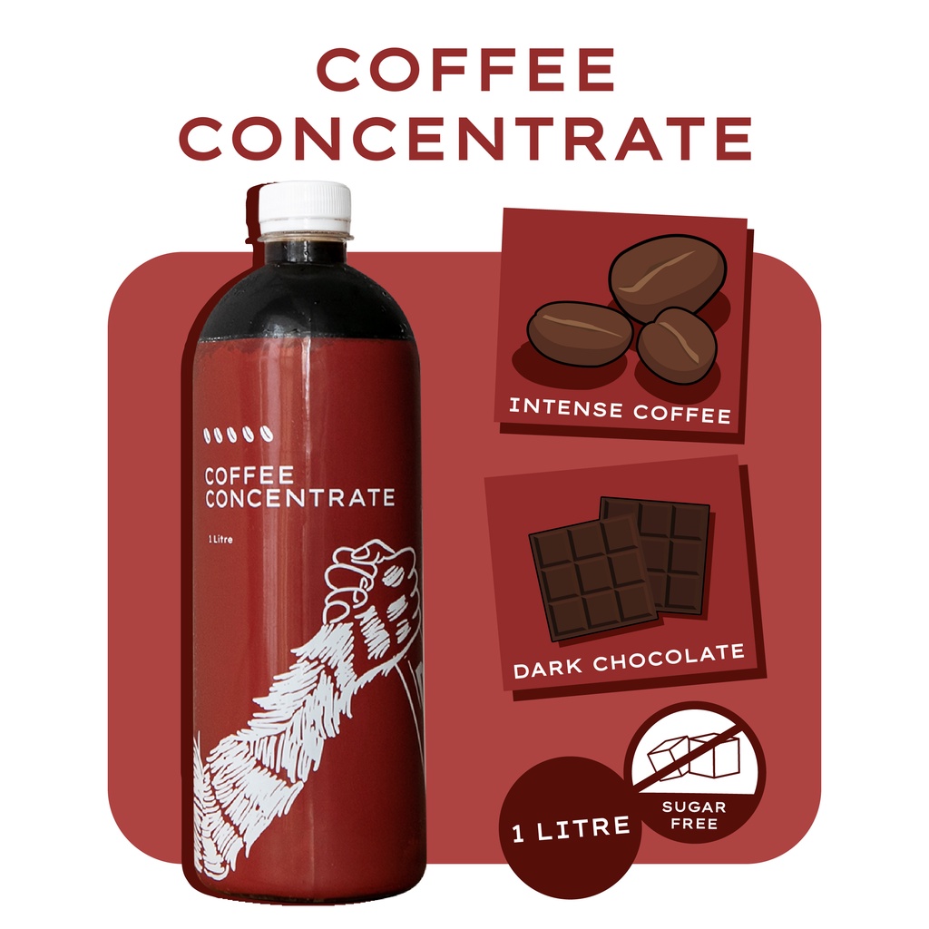 [Brave Roasters] กาแฟ Concentrate เข้มข้น - 1 ลิตร (นำไปผสมทำเป็นเมนูกาแฟต่างๆได้ง่ายๆ) *จัดส่งจันทร์-ศุกร์*