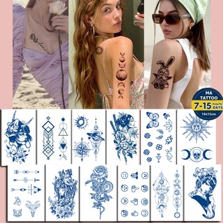 【Meet Magic Tattoo】 10cm x 15cm  Lasts To 15 Days Magic Tattoo Waterproof Temporary Tattoo Sticker