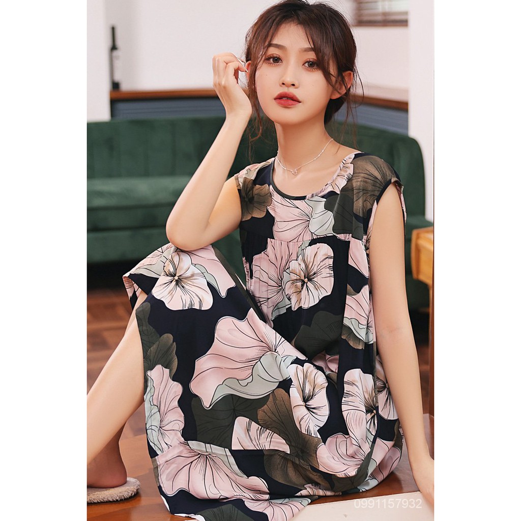 i6jj Yi Dai nightdressชุดนอนผ้าไหมผ้าฝ้ายฤดูร้อนของผู้หญิงสไตล์เจ้าหญิง ...