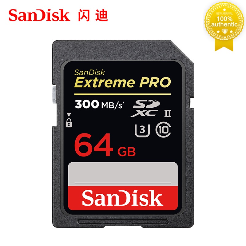 Ready stock !  Extreme Pro SD Card 32GB 64GB 128GB SDHC Class10 Max Read Speed 170M/s UHS-II U3 Memory Card