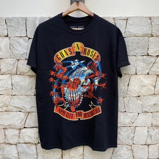 เสื้อวง GUNS AND ROSES รับประกันแท้ 100% นำเข้าจาก USA