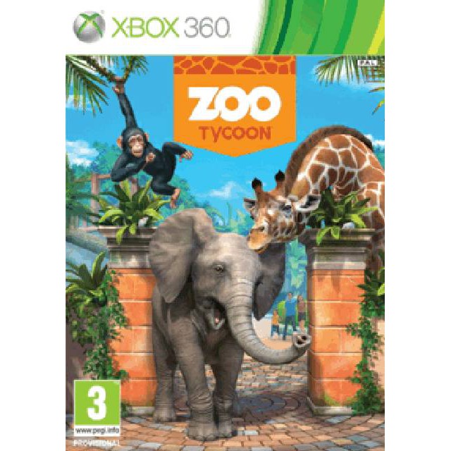 แผ่น XBOX 360 Zoo Tycoon ใช้กับเครื่องที่แปลงระบบ JTAG/RGH