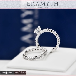 Eramyth Jewelry แหวน เงินแท้ SI-0081-R01 งานฝังเพชรสวิลCZ สินค้ามาตรฐานส่งออก(สินค้าพร้อมส่งในไทย)