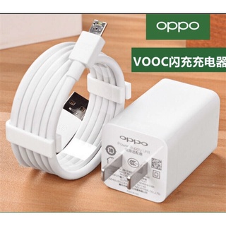 ชุดชาร์จ OPPO VOOC Realme สายชาร์จ Micro 1m, 2m Adapter AK-799 สำหรับ F9 F5 r15 r11 r11s r9s r9 r11plus