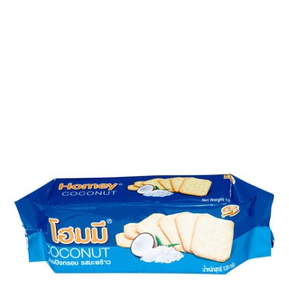 โฮมมี่ ขนมปังอบกรอบ รสมะพร้าว 120 กรัม (6 ถุง) Homy Baked Coconut Cracker 120 g (6 bags)