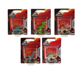 Jurassic World Mini Dino Figures Assortment รูเล็ตต์ จูราสสิคเวิลด์ ไดโนเสาร์จิ๋ว 1ชุด5ตัว (GXB08-CH)