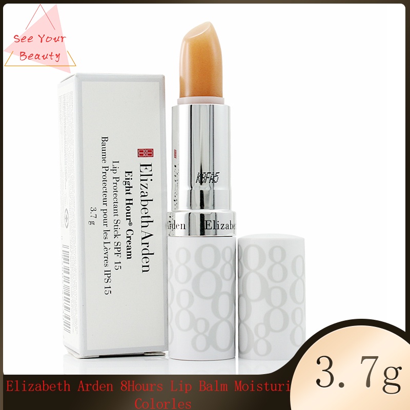 Elizabeth Arden 8Hours Lip Balm Moisturizing Colorles SPF15 ลิปบาล์ม