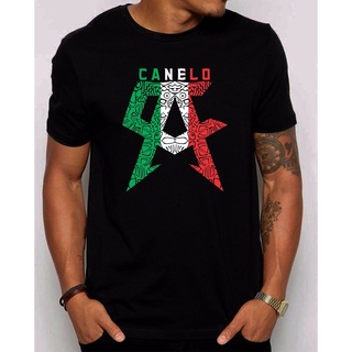 เสื้อผ้าผชเสื้อยืด พิมพ์ลายกราฟฟิค Saul Canelo Alvarez Special Aztec Mexico Flag สําหรับผู้ชายS-5XL