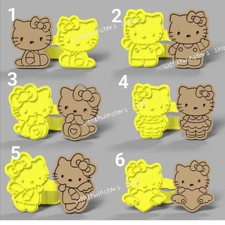 พิมพ์กดคุกกี้ คิตตี้ Hello kitty cookie cutter