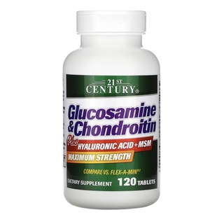 Glucosamine &amp; Chondroitin Advanced Plus MSM 120เม็ด แท้USA ลดภาวะเสี่ยงข้อเข่าเสื่อม