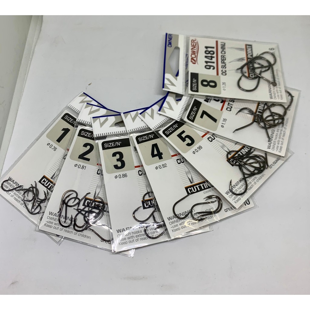 ตัวเบ็ด Owner Chinu ตูดแบน 91481