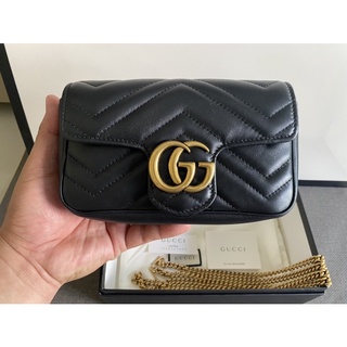 Gucci marmont supermini black