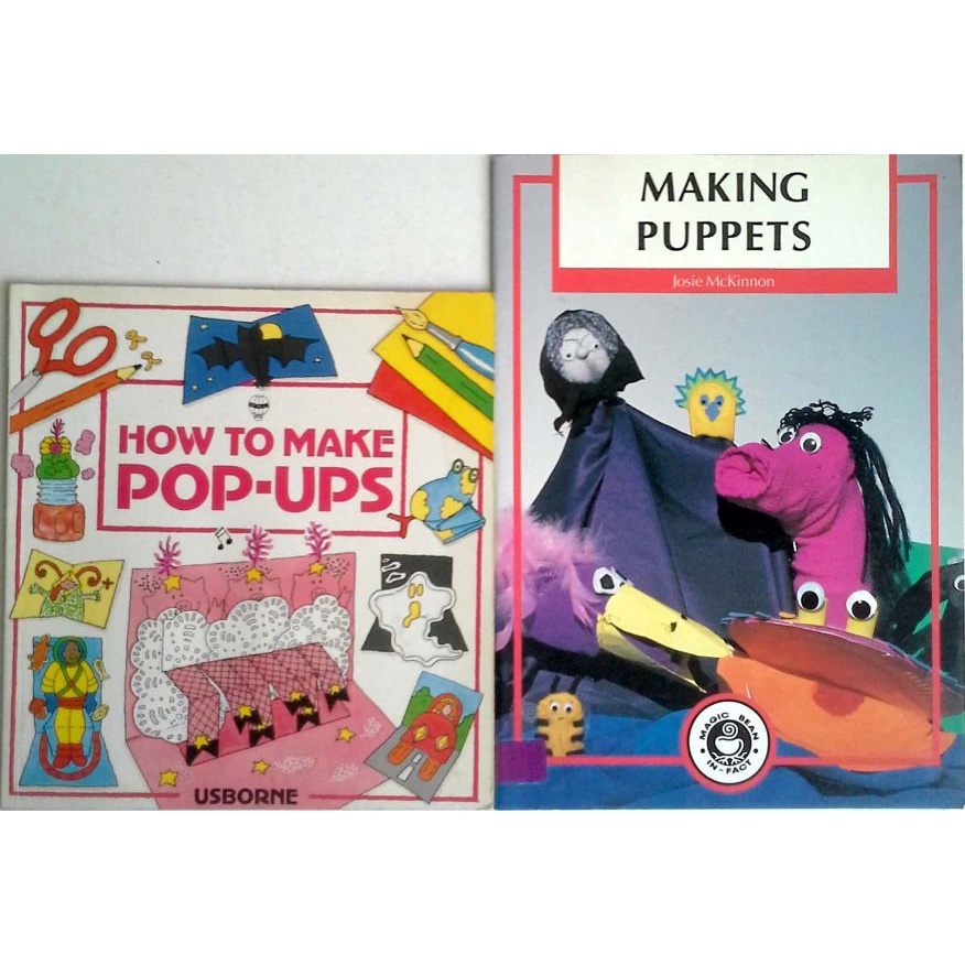 How to make pop-ups, Making puppets (467) หนังสือมือสอง ปกอ่อน