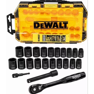 DeWalt DWMT74739 ชุดลูกบ๊อกซ์ 23 ชิ้น 1/2"