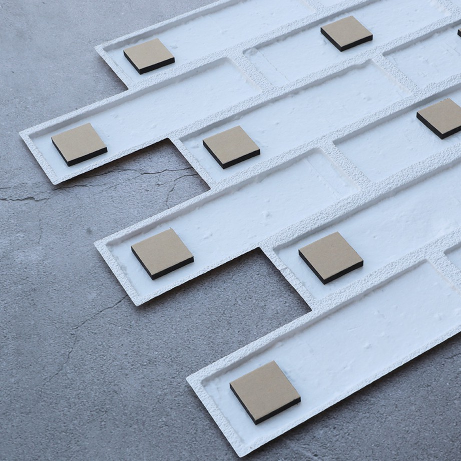 วอลเปเปอร์ 3D DIY Wallpaper Sticker Brick Panel แผ่นติดผนัง แผ่นตกแต่งผนัง ติดเองได้ แผ่นอิฐ ผนังเบา ภายใน ภายนอก ลายอิฐ รูปที่ 7