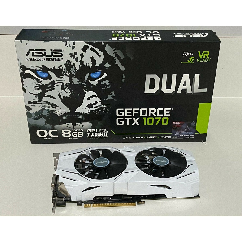 Asus geforce gtx 1070 dual oc 8gb hot sale graphics card