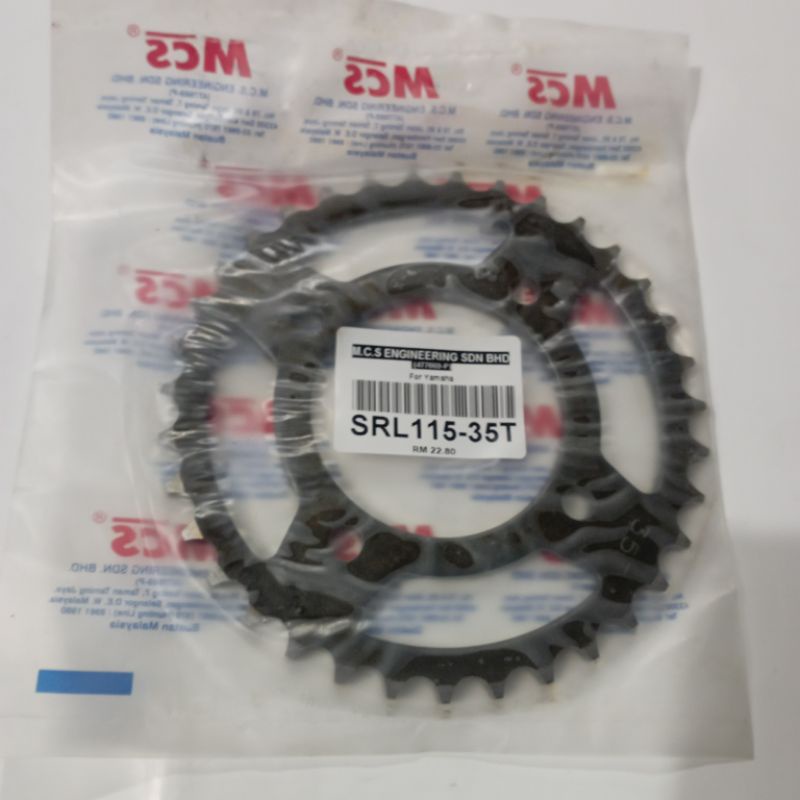 YAMAHA LAGENDA115 (SRL115) /LAGENDA115 FI (SRL115 FI) MCS 428 REAR SPROCKET BELAKANG (33T TO 39T)