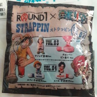 NOS new old stock One piece ของแท้ จากญี่ปุ่น โทนี่ ช็อปเปอร์ Tony chopper การ์ตูน วันพีช มังงะ สายห้อย พวงกุญแจ สีชมพู