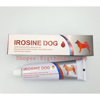 Irosine Dog Gel ขนาด 80 กรัม หมดอายุ  12/2023  ไอโรซีนด๊อก เจลบำรุงเลือดสำหรับสุนัข