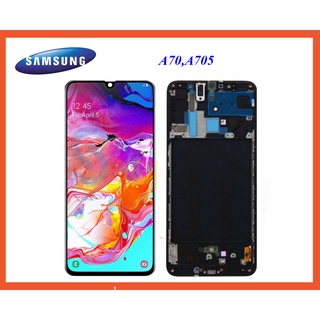 จอ LCD.Samsung Galaxy A70,A705F+ทัชสกรีน(Or+iC) รองรับการสแกนนิ้วมือ