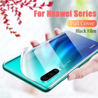 ฟิล์มโทรสัพท์แบบนิ่ม ด้านหลัง เต็มจอ ฟิล์มกันรอย สำหรับ Huawei Mate 30 20 P20 P30 Lite P40 Pro Nova 3 4 3i 7i 5T Honor 20 10 8X Play