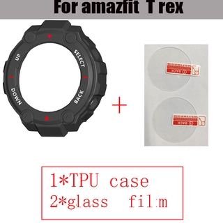 เคสกรอบนาฬิกาข้อมือ พร้อมฟิล์ม กันกระแทก สำหรับ Amazfit T Rex PRO Smartwatch amazfit trex