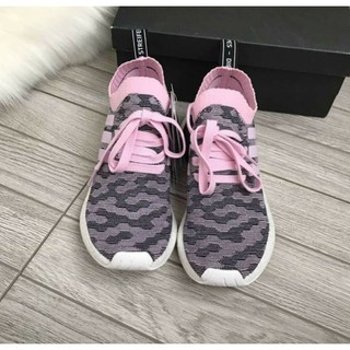 🤓Adidas NMD R2 Wonder Pink Black สีเทาชมพู ผ้า pk (แนะนำ +0.5 size )