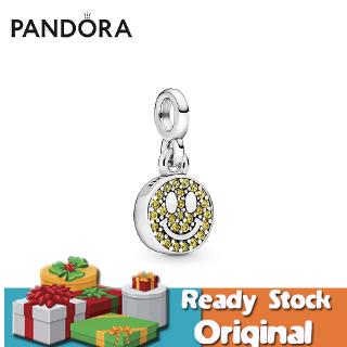 Pandora จี้สร้อยข้อมือ รูปหน้ายิ้ม Charm Me My Bright DIY ของขวัญวันเกิด สําหรับผู้หญิง p825