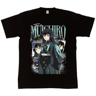 เสื้อยืด พิมพ์ลายการ์ตูนอนิเมะ Muichiro Tokito Demon Slayer Homage Series