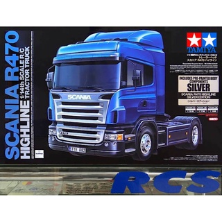 💥New💥 🏁 TAMIYA 56364 ชุดคิท 1/14 SCALE RADIO CONTROL SCANIA R470 HIGHLINE SILVER EDITION บอดี้ทำสีเงินมาแล้วจากโรงงาน