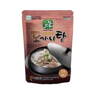 🐄  ซุปเอ็นวัว พรีเมี่ยม อร่อยเด็ดของเกาหลี ละลายในปาก [자연깃든] OX KNEE SOUP [600g 1ea] Super Premium Korean Ox Knee Soup