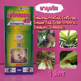 โพรคลอราซ โพรคลอราช  แอนแทรกโนส แก้โรคเน่าช่อดอกดำ เชื้อราพืช ผลเน่า 1 ลิตร แทรกโนส ราดำ ราแป้ง ใบจุด