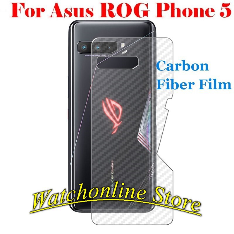 ฝาครอบหลังคาร ์ บอน Asus Rog Phone 6 Rog 5 / Rog Phone 5 pro Anti-Fingerprint