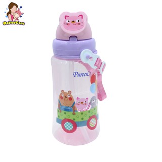 BabiesCare Pureen ถ้วยสปอร์ตซิปเปอร์พร้อมสายคล้อง รุ่น Zoo ขนาด 12 oz