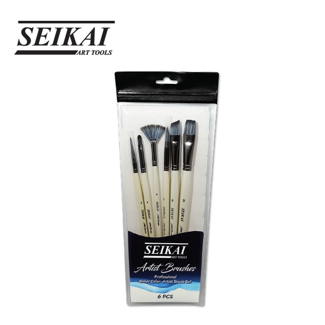 SEIKAI ชุดพู่กัน Artist 6 ด้าม (ARTIST BRUSHERS) 1 ชุด