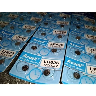 ถ่านนาฬิกา 626 Accell ถูกที่สุด เบอร์ถ่านยอดนิยม ราคาส่ง 1 แผงและ 5 แผง