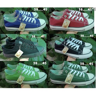 รองเท้าผ้าใบ ทรง Converse all star 📌 พร้อมกล่อง รองเท้าผ้าใบทรงคอนเวิร์ส มี 5 สี รองเท้าผ้าใบผู้ชาย รองเท้าผ้าใบผู้หญิง