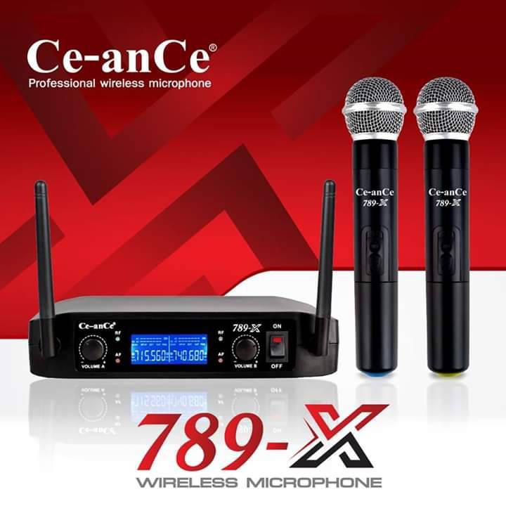 ไมค์ลอย ไมโครโฟนไร้สาย Ce-anCe รุ่น U-789X