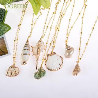 DOREEN Summer Cowrie Boho Beach Sea Shell Necklace