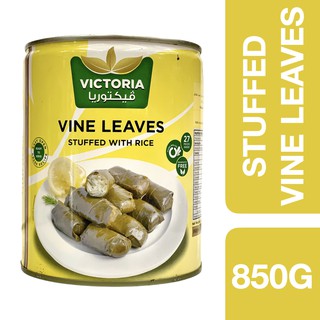 Victoria Stuffed Vine Leaves with Rice 850g ++ วิคตอเรีย ข้าวห่อใบองุ่นในกระป๋องพร้อมทาน 850 กรัม