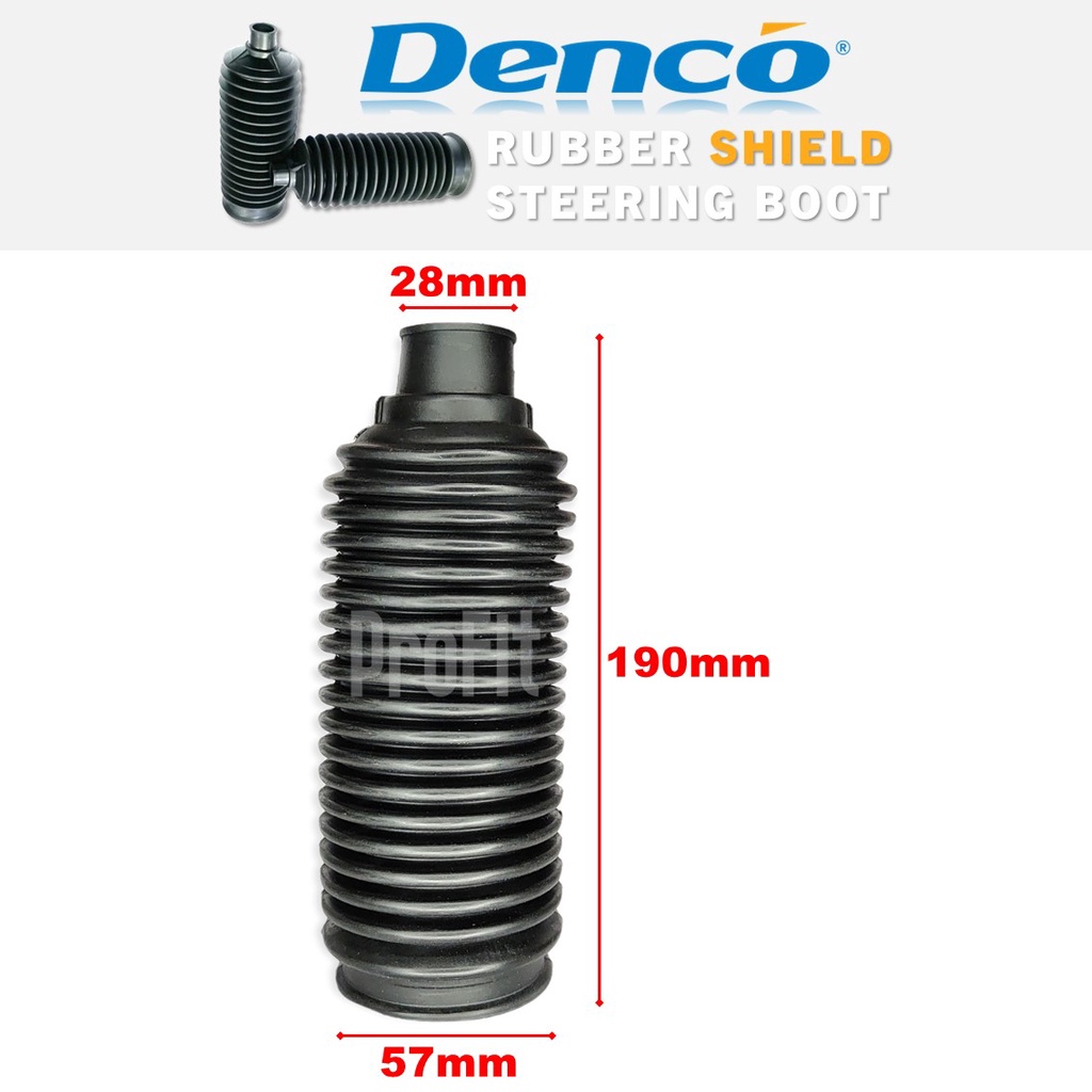 รับประกัน 1M / Toyota Prado KZJ95 LJ95 RZJ95 / 28-57mm / Denco Steering Boot / 45535-35030