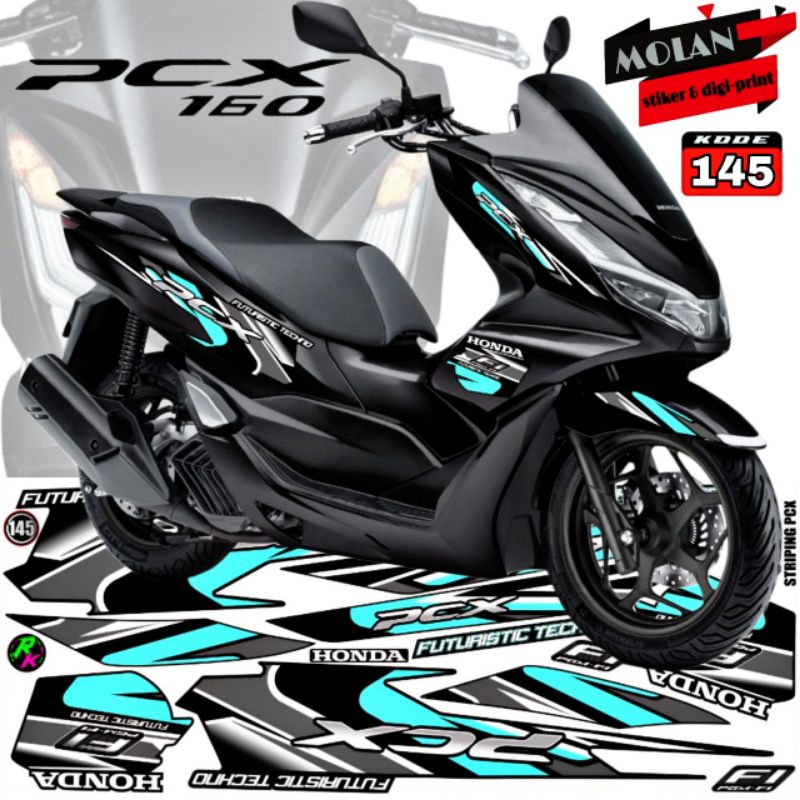สติ๊กเกอร์รูปลอก Striping Variation All New Honda PCX 160 - New PCX 160 2022 - PCX Hybrid - PCX CBS 