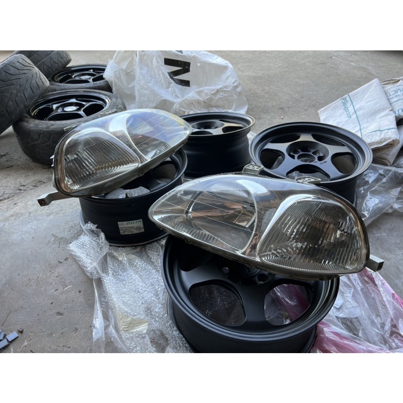 ไฟหน้าแท้ Honda Civic EK ปี 1996