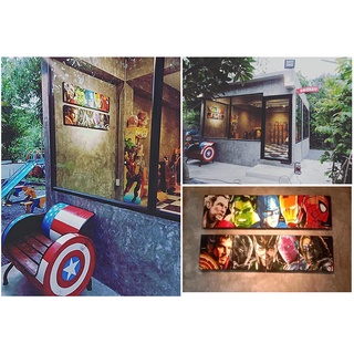 กรอบรูป Pop Art ติดผนังตกแต่ง "ชุดเซท อเวนเจอร์" Set Avengers