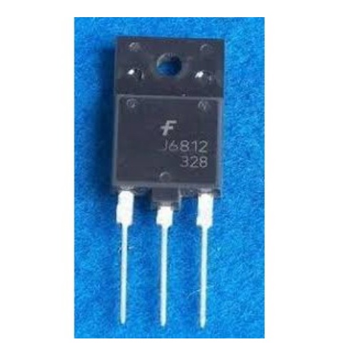 J6812 สินค้ามือสอง ทรานซิสเตอร์ฮอร์ไม่มีไดโอดแดมป์ สำหรับทีวี 25-29 นิ้ว 12A. 1500V. สินค้าในไทย ส่ง